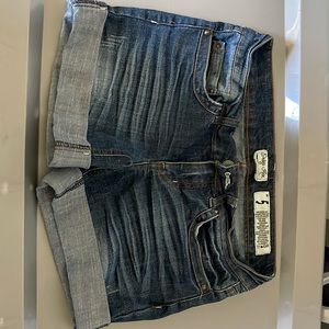 Denim shorts